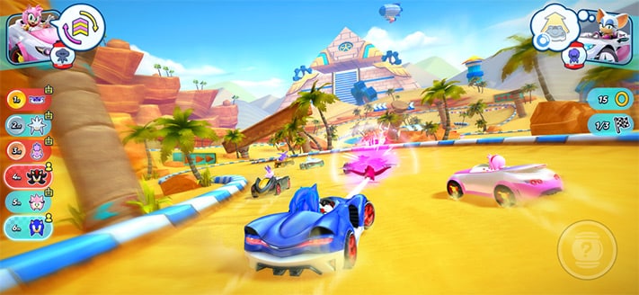 Sonic Racing Apple Arcade Multiplayer Game