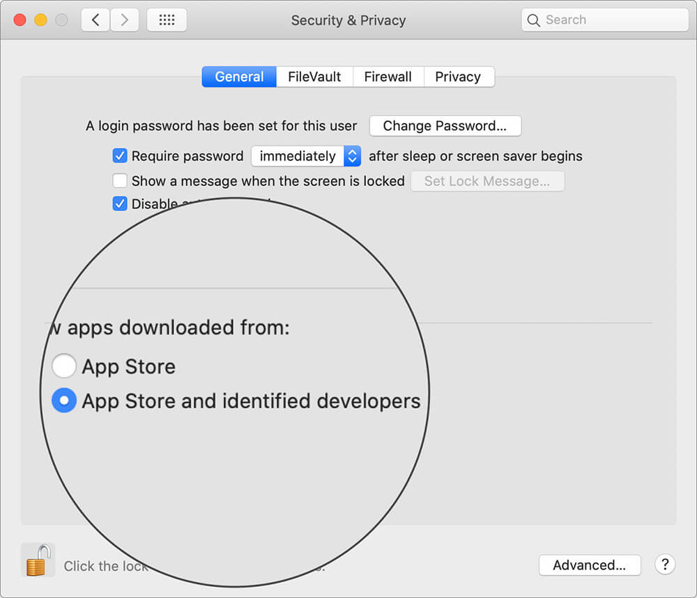 Allow Apps to Download from Unidentified Developer in macOS