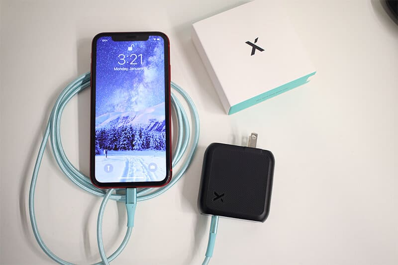 Charge iPhone with xDynamo Solo USB-C Charger