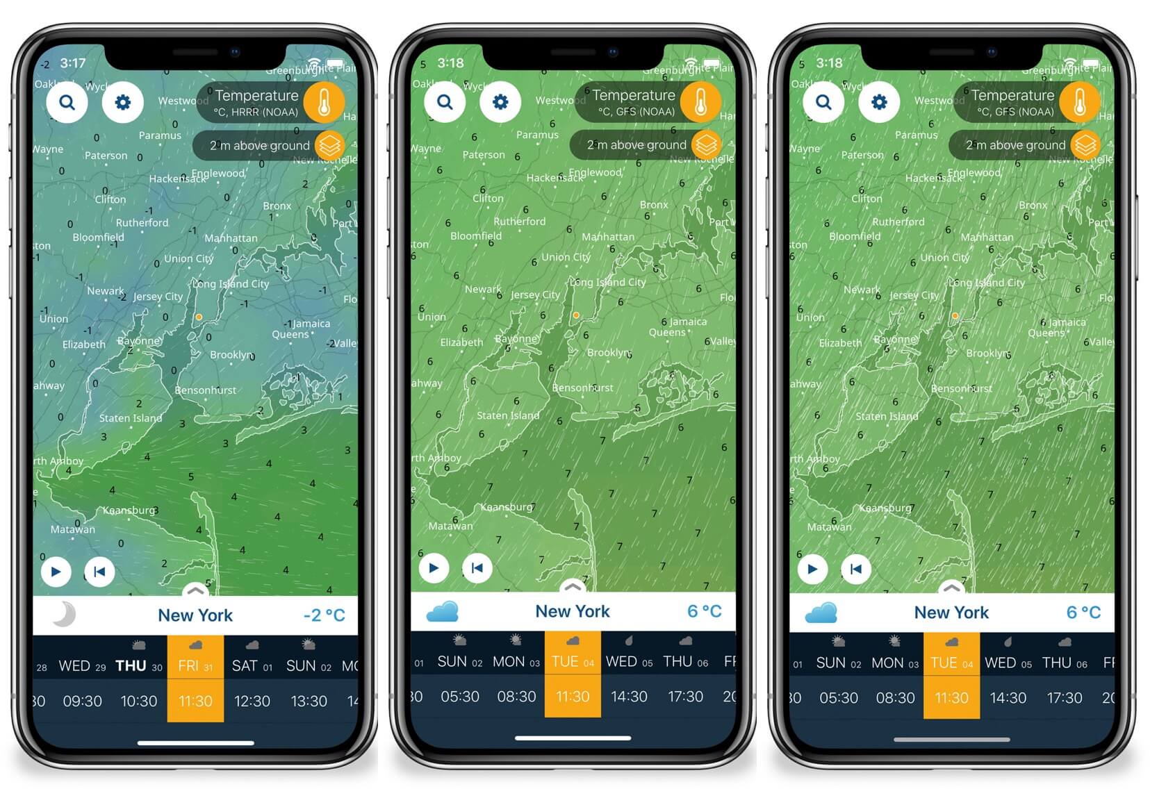 Ventusky iPhone App Give Amazing Wind Animation for Weather