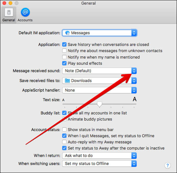 How to Change Message Notifications Sound on Mac - 55