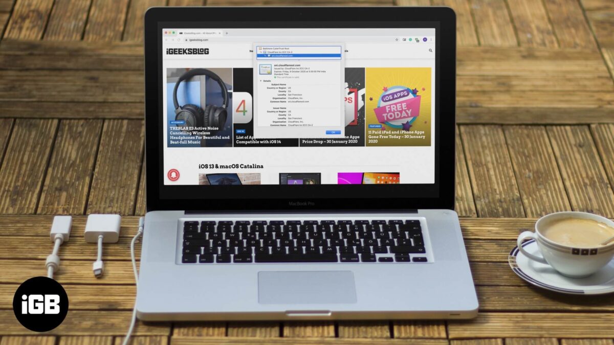 How to view digital certificates in safari chrome firefox opera and iphone