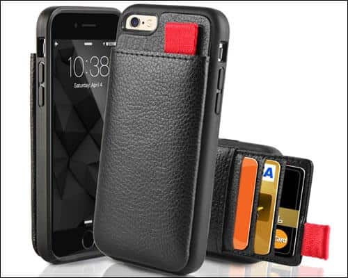 LAMEEKU iPhone 8 Wallet Case