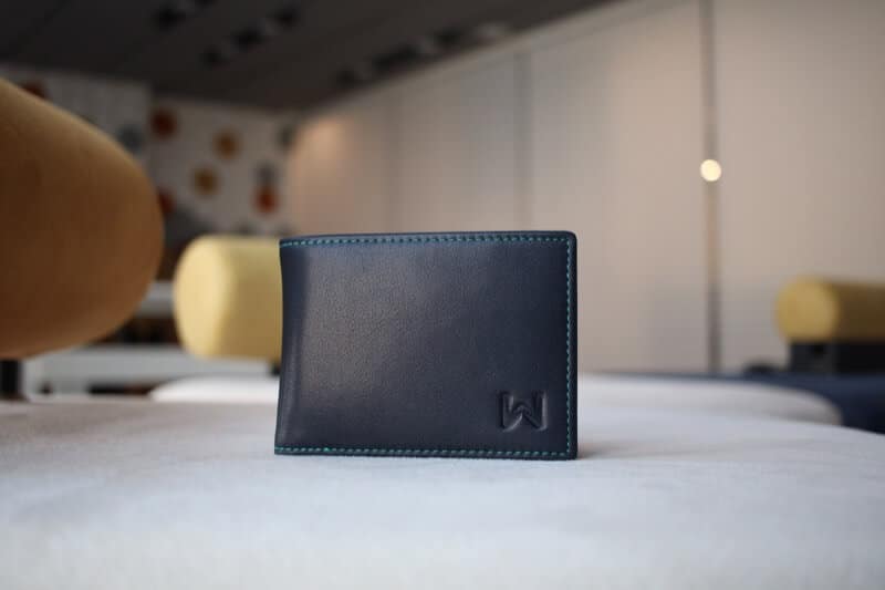 Logo on Bottom Right of The Walli Smart Wallet