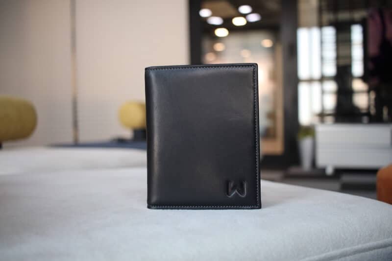 Logo on Bottom Right of The Walli Travel Smart Wallet