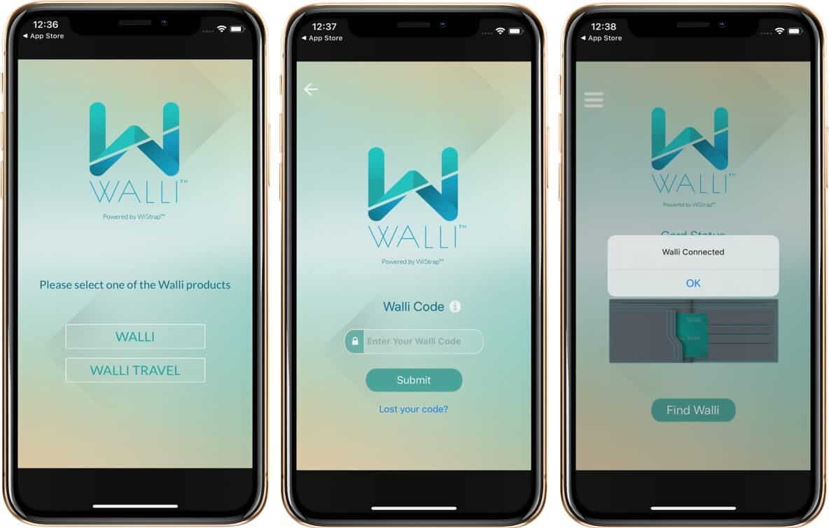 Pair Smartphone with Walli Smart Wallet App
