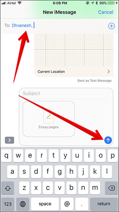 Share Documents in iOS 11 Files App on iPhone and iPad