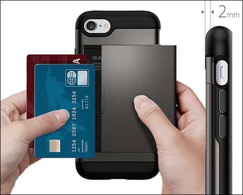 Spigen Slim Armor CS iPhone 8 Wallet Case