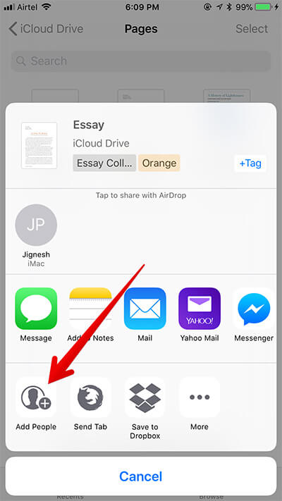 How to Share Documents in Files App on iPhone and iPad - 30