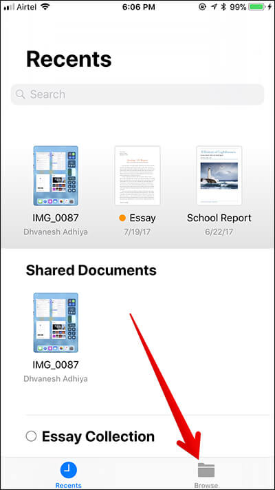 How to Share Documents in Files App on iPhone and iPad - 54
