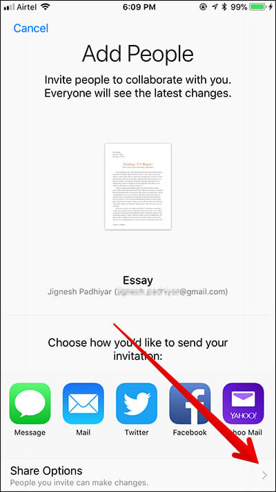 How to Share Documents in Files App on iPhone and iPad - 84