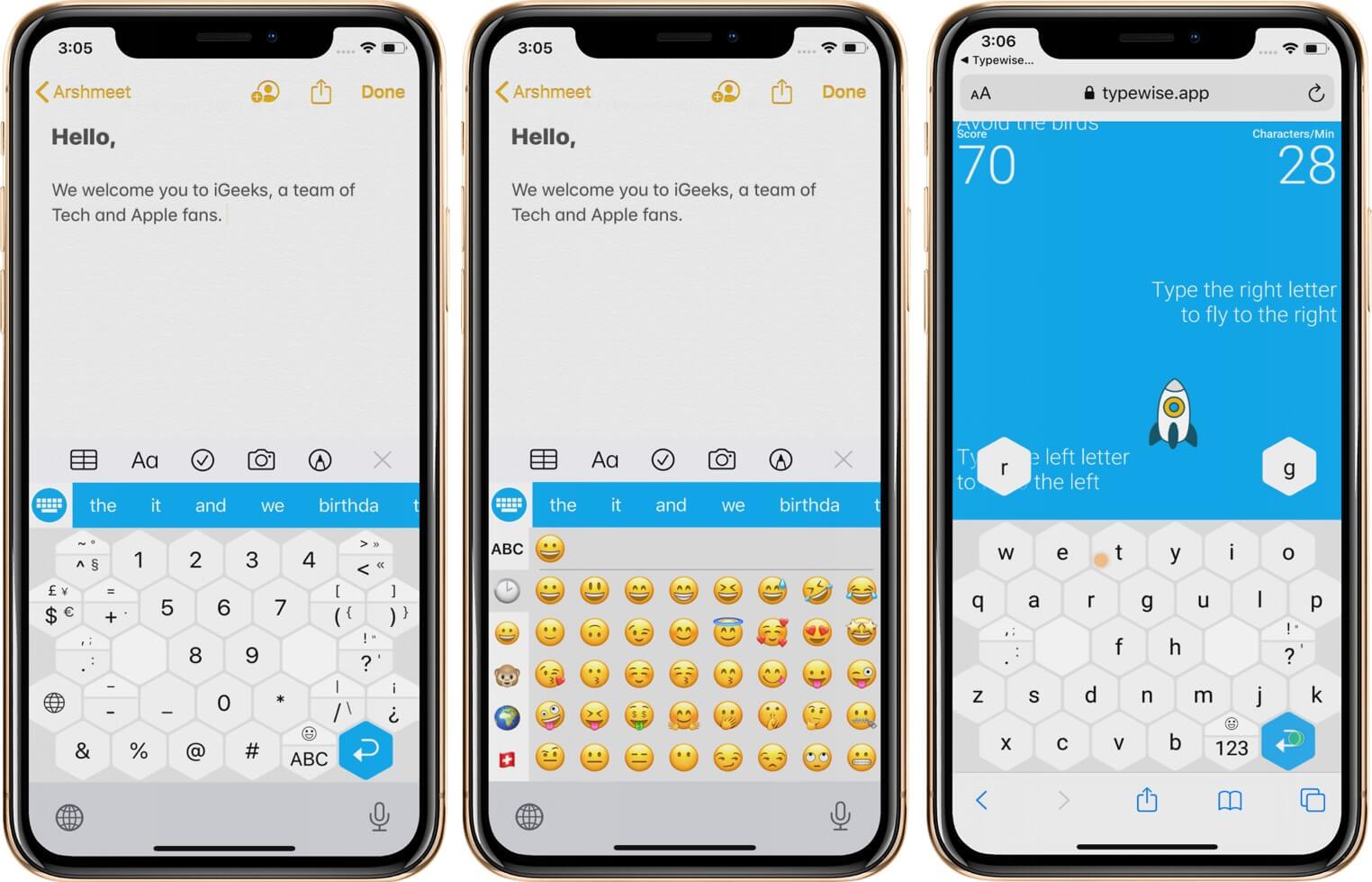 Use Different Keyboards in Typewise Keyboard App on iPhone