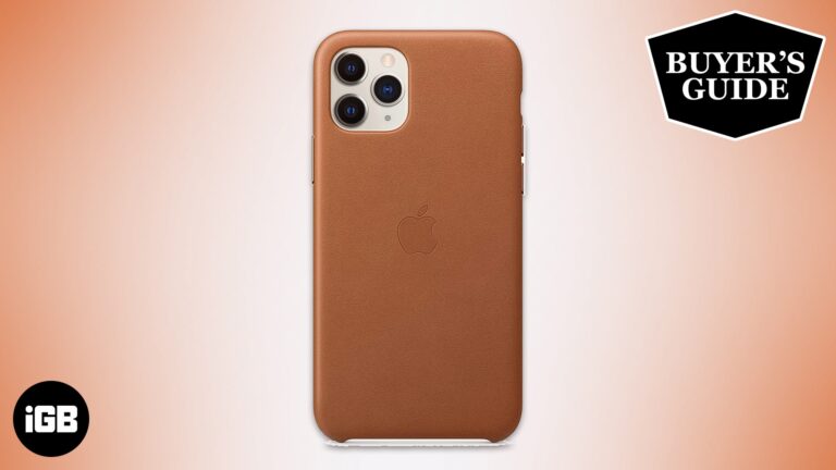 Best leather cases for iPhone 11 Pro in 2024