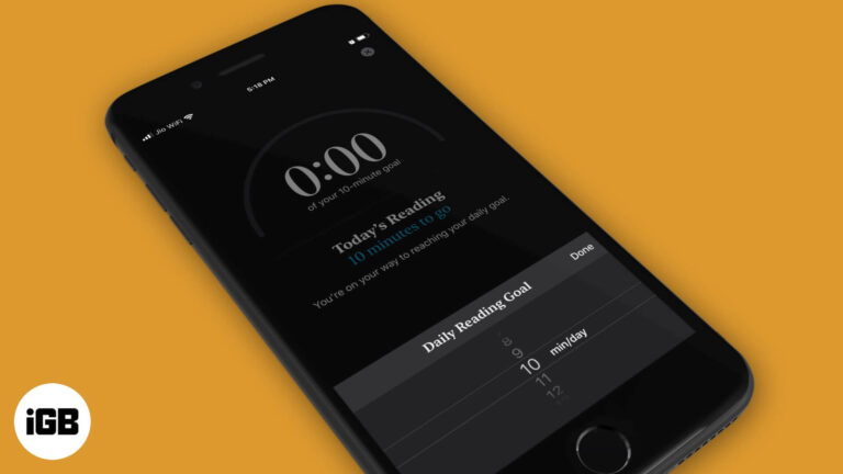 How to Set Apple Books Reading Goals on iPhone and iPad