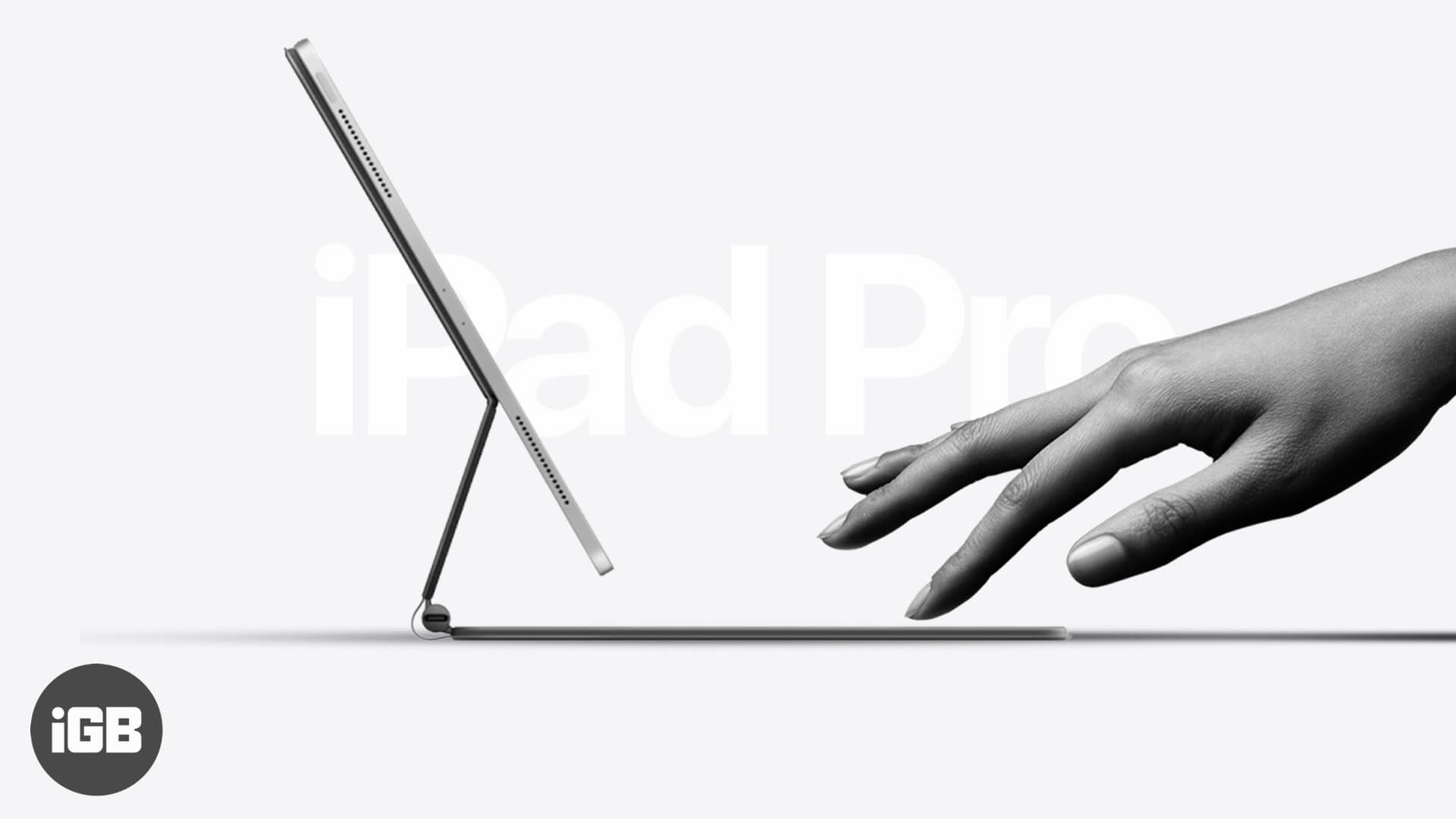 How to use trackpad on ipados