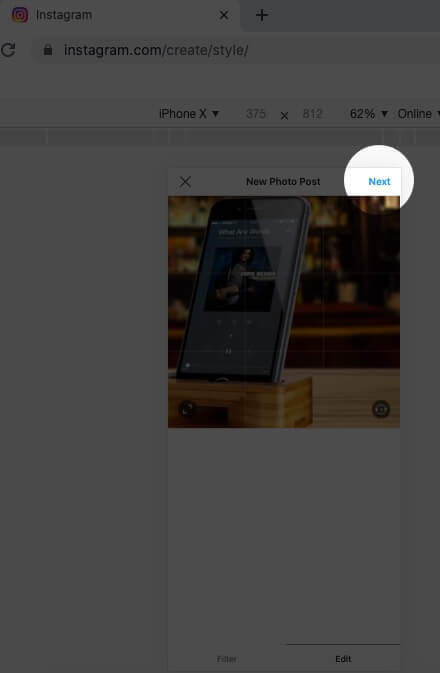 How to Post on Instagram from Mac - 17