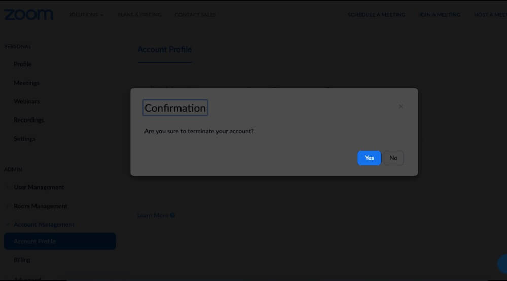 How to Delete Your Zoom Account  - 93