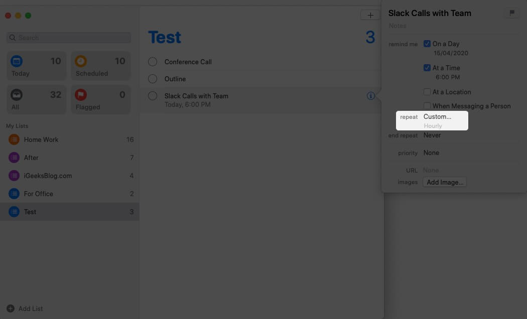How to Set Hourly Reminders on iPhone  iPad  and Mac - 33
