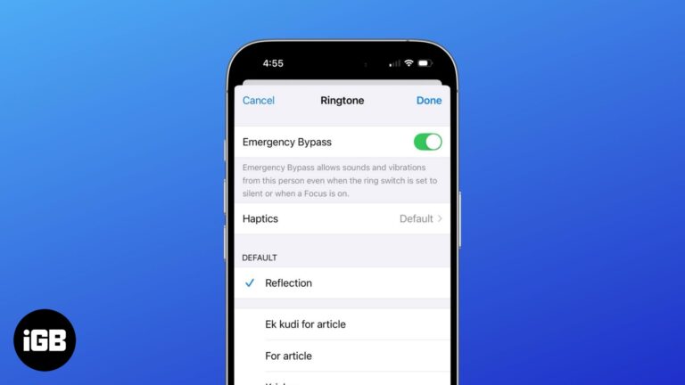 Emergency Bypass for a Contact on iPhone.