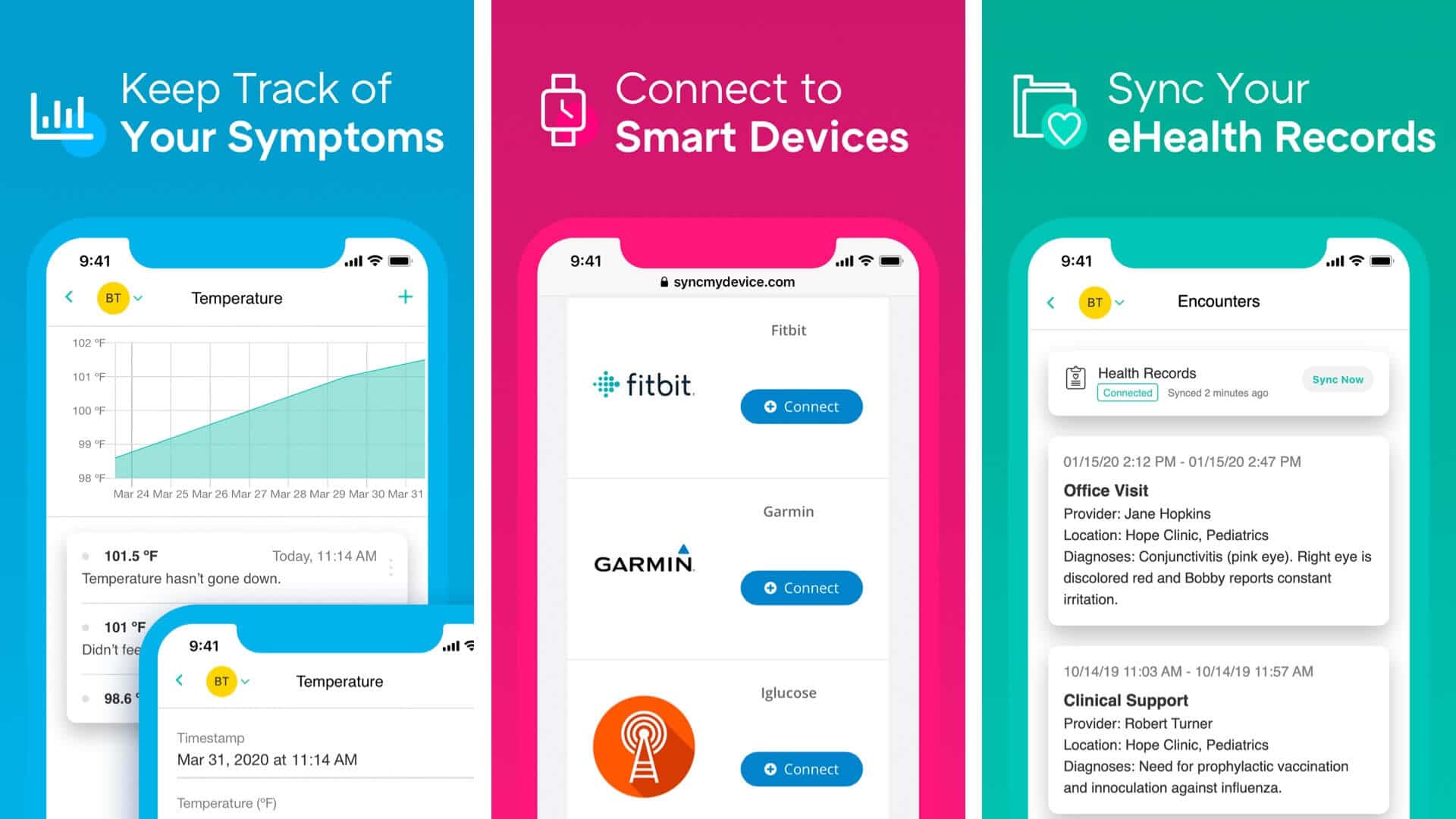 HealthChampion iPhone and Android Health App