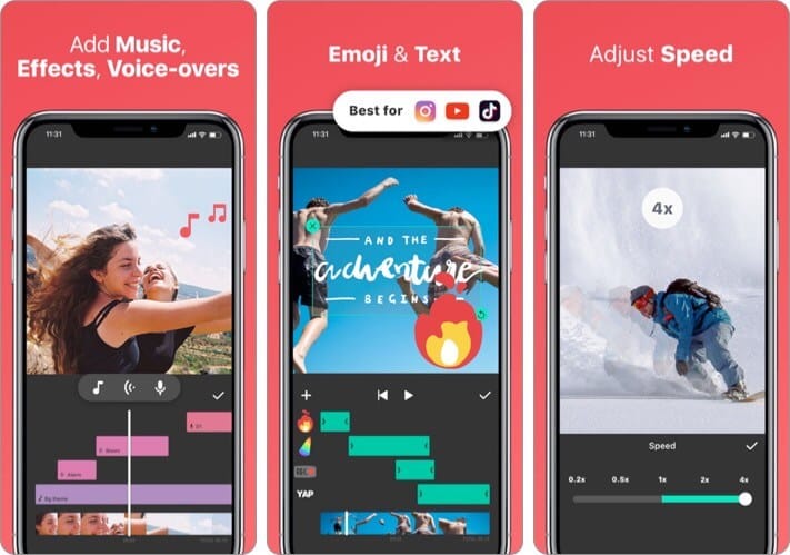 InShot - Video Editor iPhone App to Add Music to Video