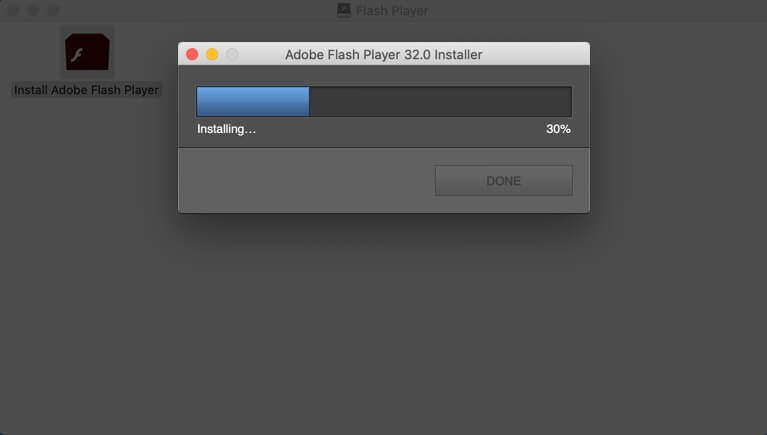 Installing Flash Player on Mac
