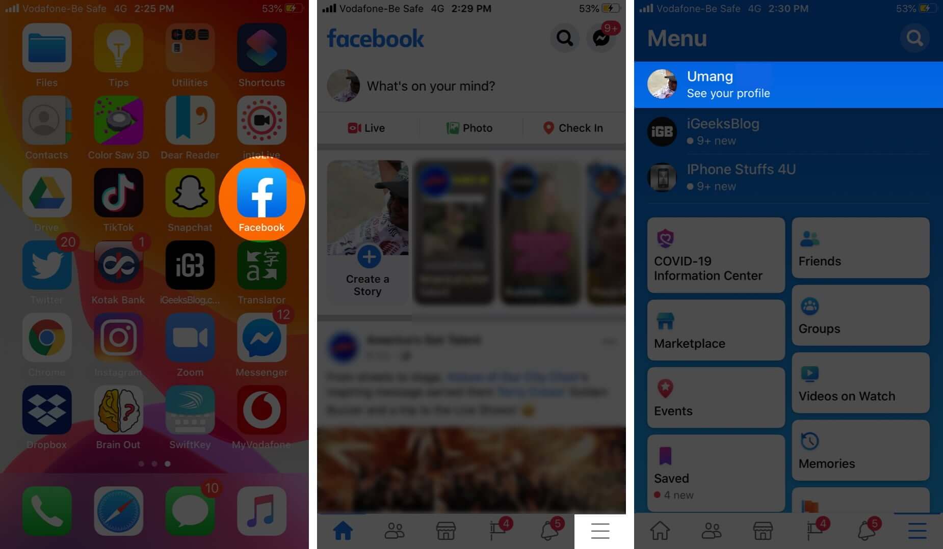How to Add a Temporary Facebook Profile Picture on iPhone and web - 73