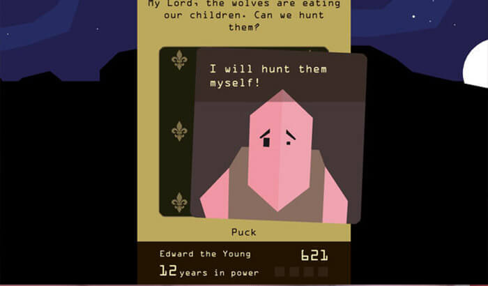 Reigns Weird iPhone Game Screenshot