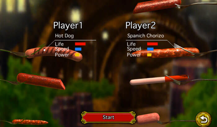 Sausage Legend Weird iPhone Game Screenshot