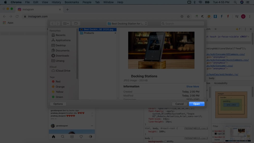 How to Post on Instagram from Mac - 48