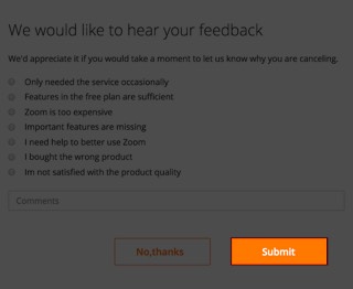 Submit Your Feedback About Zoom Services