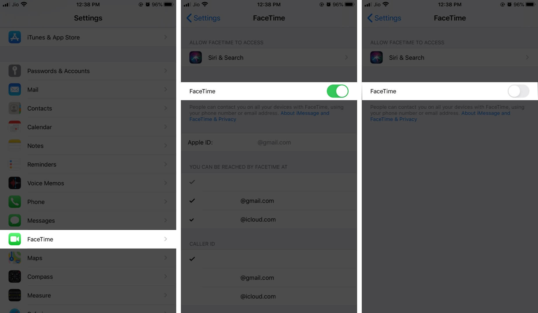 Group FaceTime Not Working Heres Why and The Fix Turn Off FaceTime on iPhone