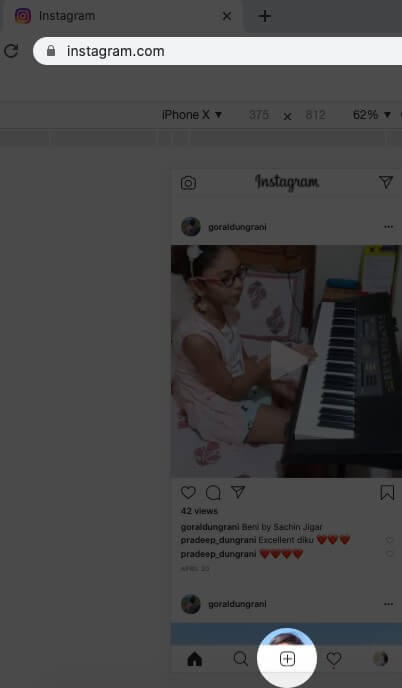 How to Post on Instagram from Mac - 99