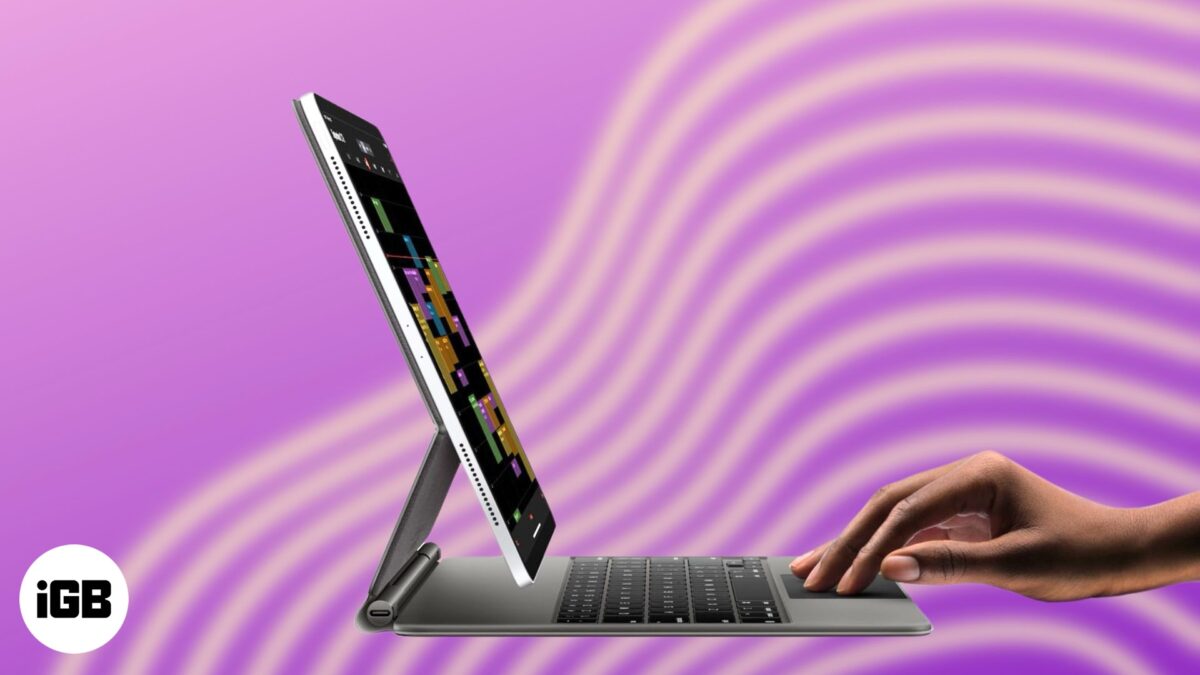 Ipad trackpad gestures