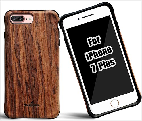 NeWisdom iPhone 7 Plus Wooden Case