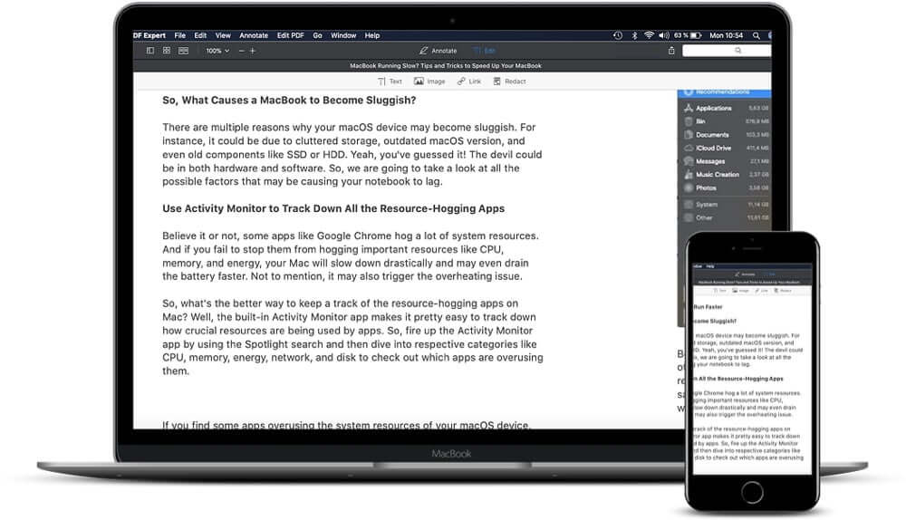PDF Expert Works Seamlessly Across iPhone, iPad, and Mac