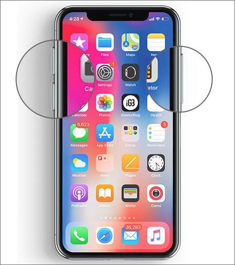 Press and hold Side button and Volume up button at once on iPhone