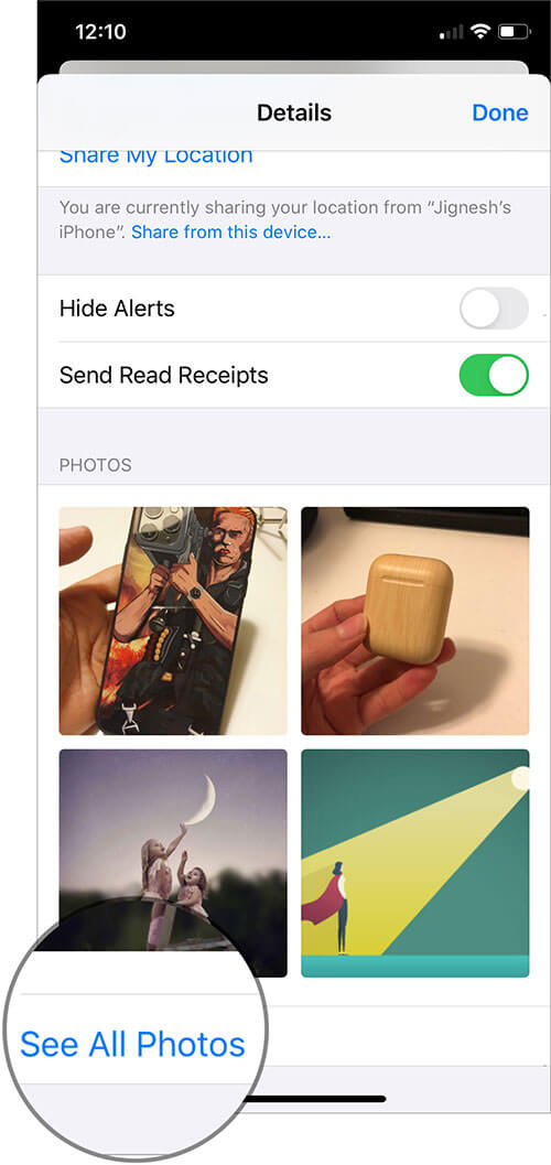 How to Save Photos from Text Messages on iPhone and iPad - 57