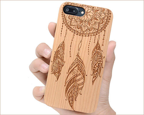 iProductsUS iPhone 7 Plus Wooden Case