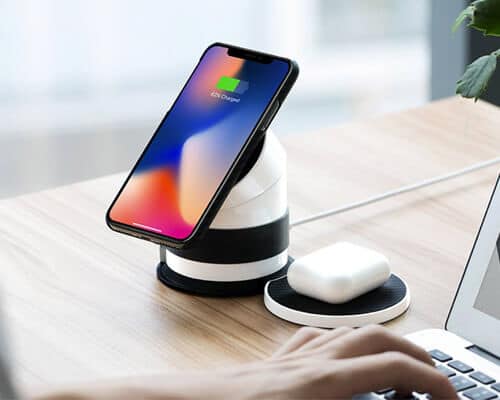 pitaka Wireless Charging Dock for iPhone, Apple Watch, AirPods