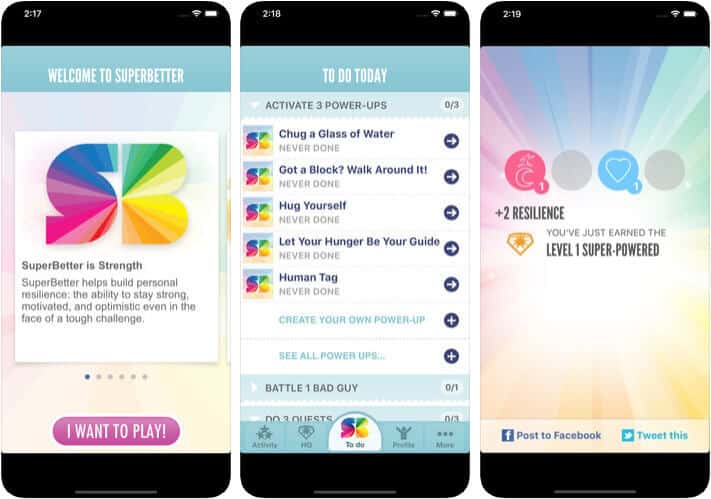 ‎SuperBetter Personality Development iPhone and iPad App Screenshot