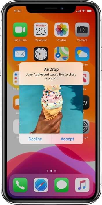 Accept airdrop on iphone Accept Airdrop on iPhone