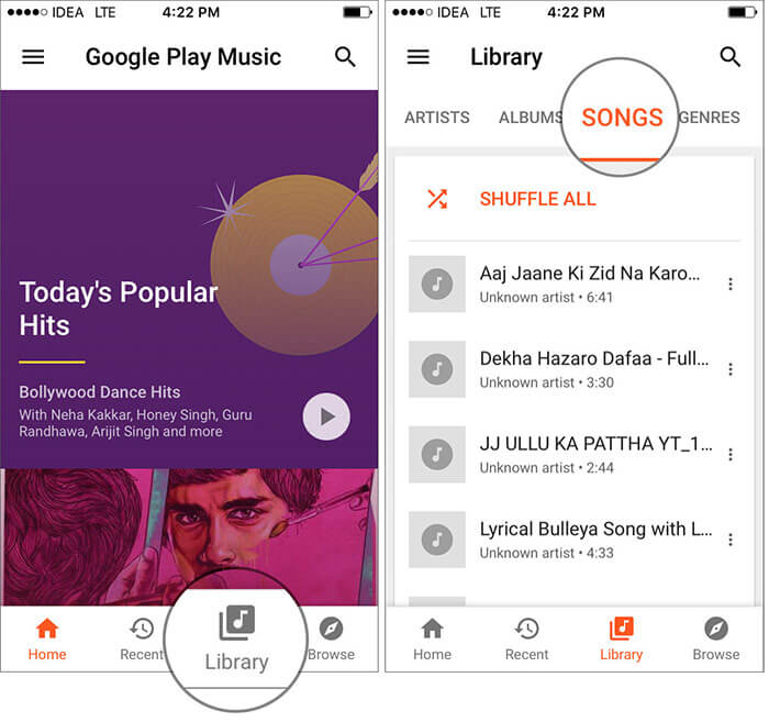 Check Out Upload iTunes Playlist in Google Play Music App