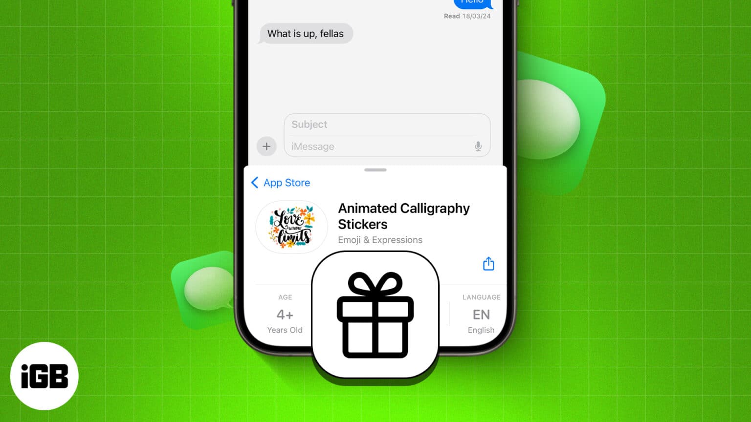 How to send iMessage sticker pack as gifts on iPhone