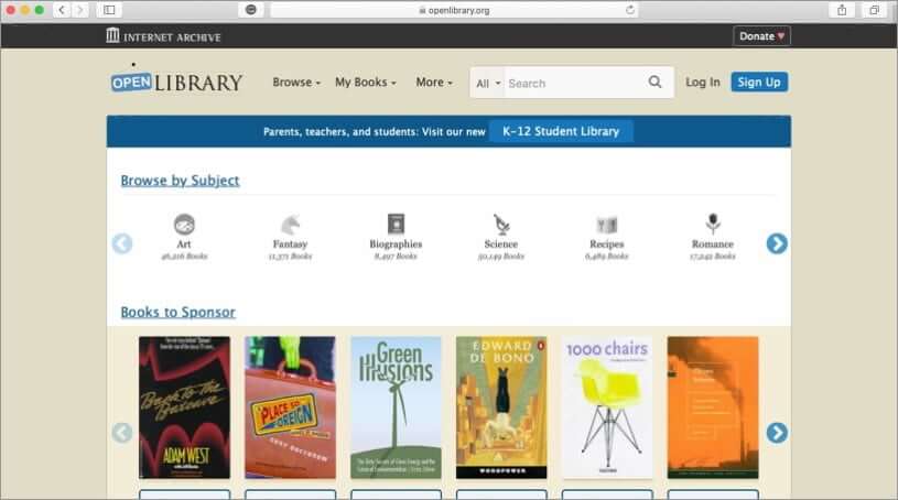 visit open library to download free ebooks