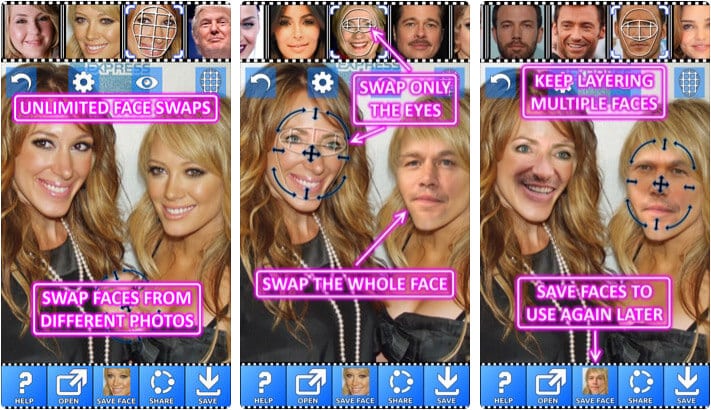 Face Swap Booth iPhone and iPad App Screenshot