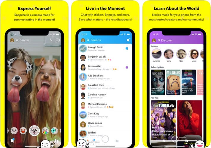 Snapchat Face Swap iPhone and iPad App Screenshot