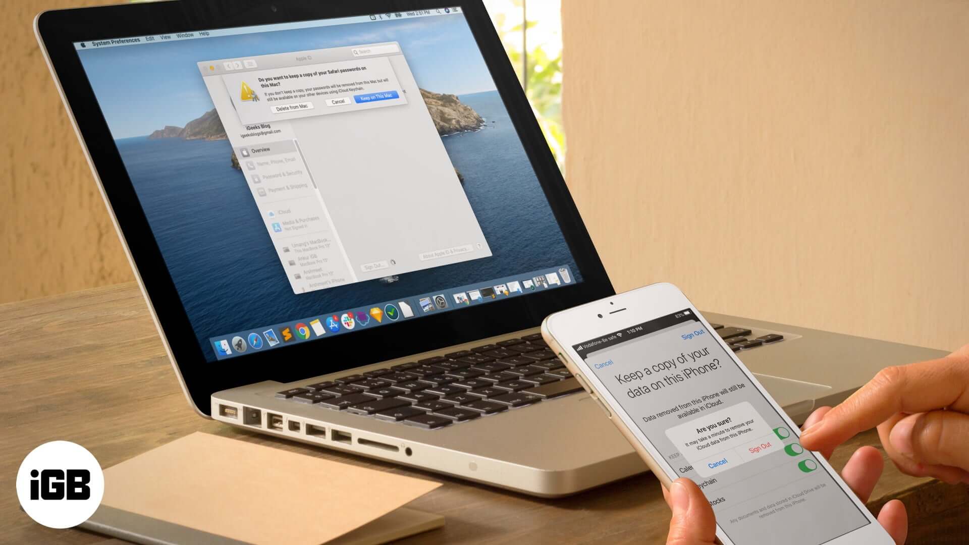 How to delete icloud account from iphone ipad and mac