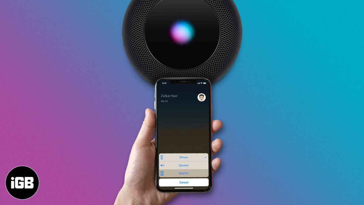 How to route iphone calls to bluetooth speaker