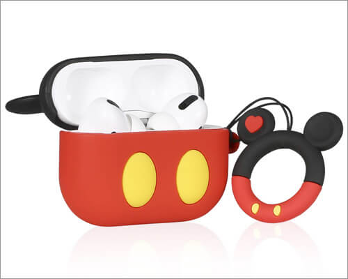 Joyleop Red Mickey Case for Airpods Pro